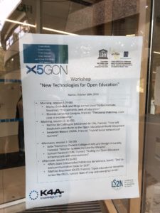 Workshop on Technologies for Open Educational Resources