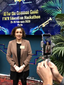 X5GON final hackathon, Louisa Zanoun, Senior Science and Innovation Adviser at British Embassy in Paris